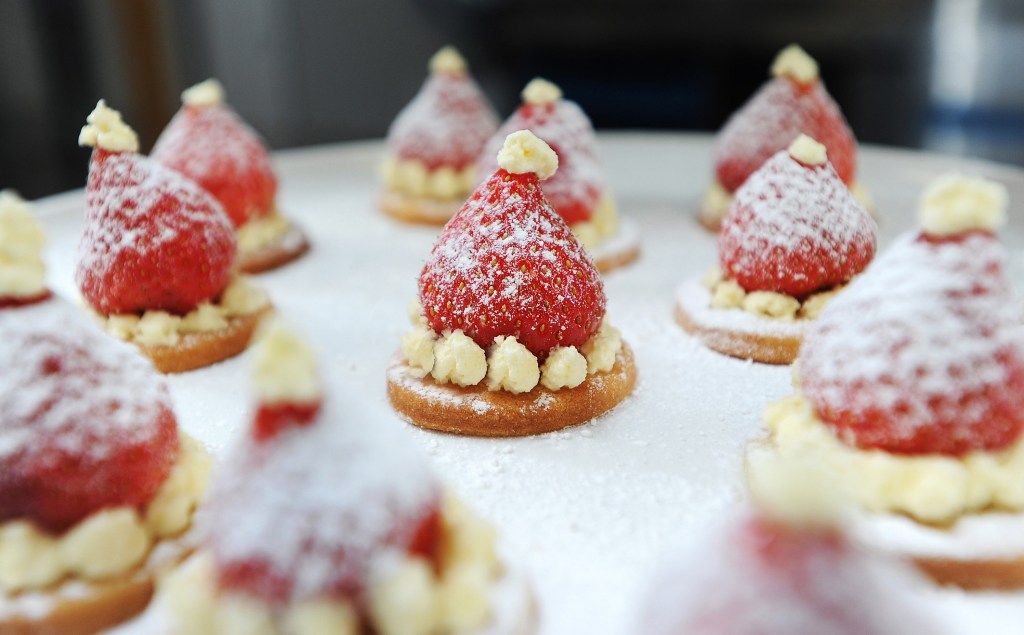 Christmas Recipe: Santa Claus Hats canapés
